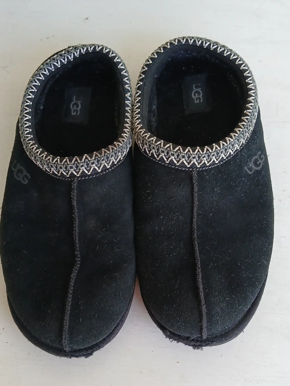 Men's UGG Tasman Slipper in Black Suede Size 11